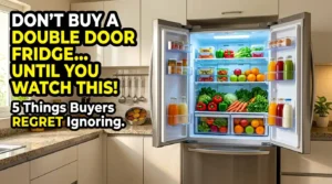 Best double door fridge in a modern kitchen with organized food storage