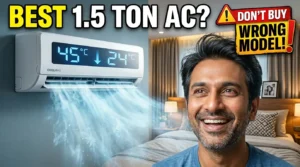 Best 1.5 ton AC comparison showing cooling performance in extreme Indian summer conditions