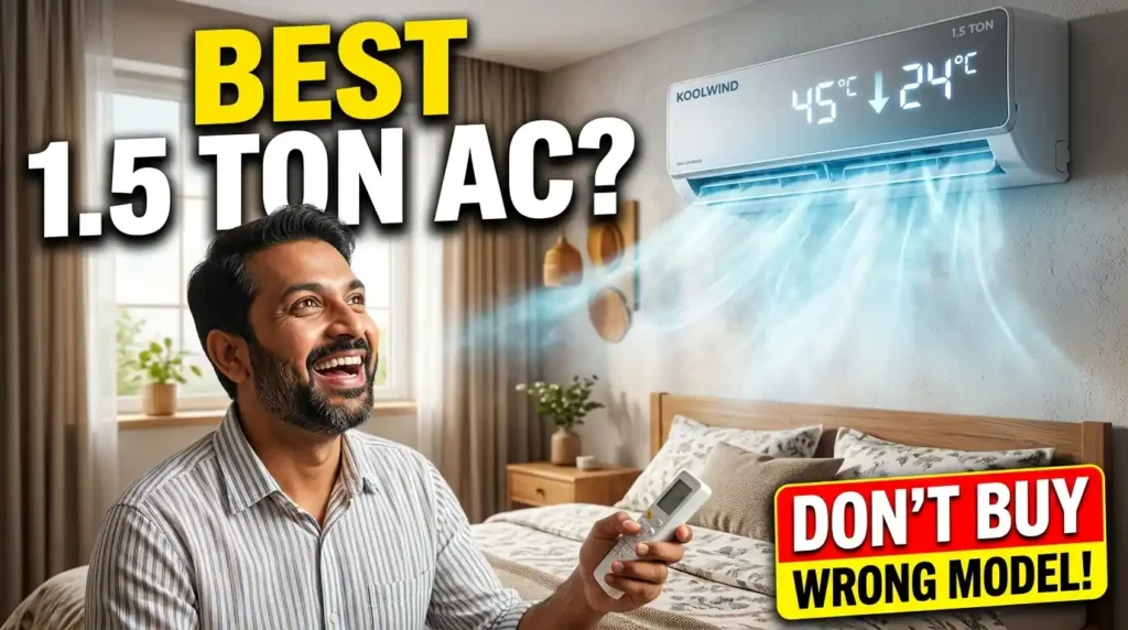 Best 1.5 ton ACs comparison showing cooling performance in extreme Indian summer conditions
