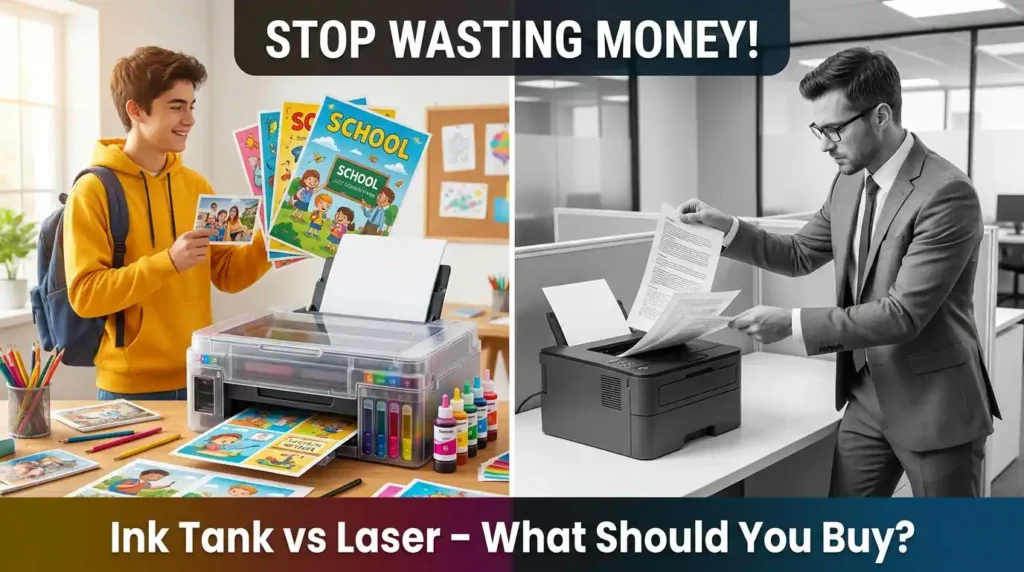 Ink tank vs laser best printers comparison for home and office use in 2026