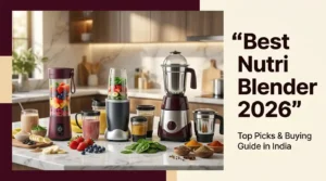 Best Nutri Blender 2026 comparison featuring portable, countertop and bullet blenders for smoothies and light grinding.